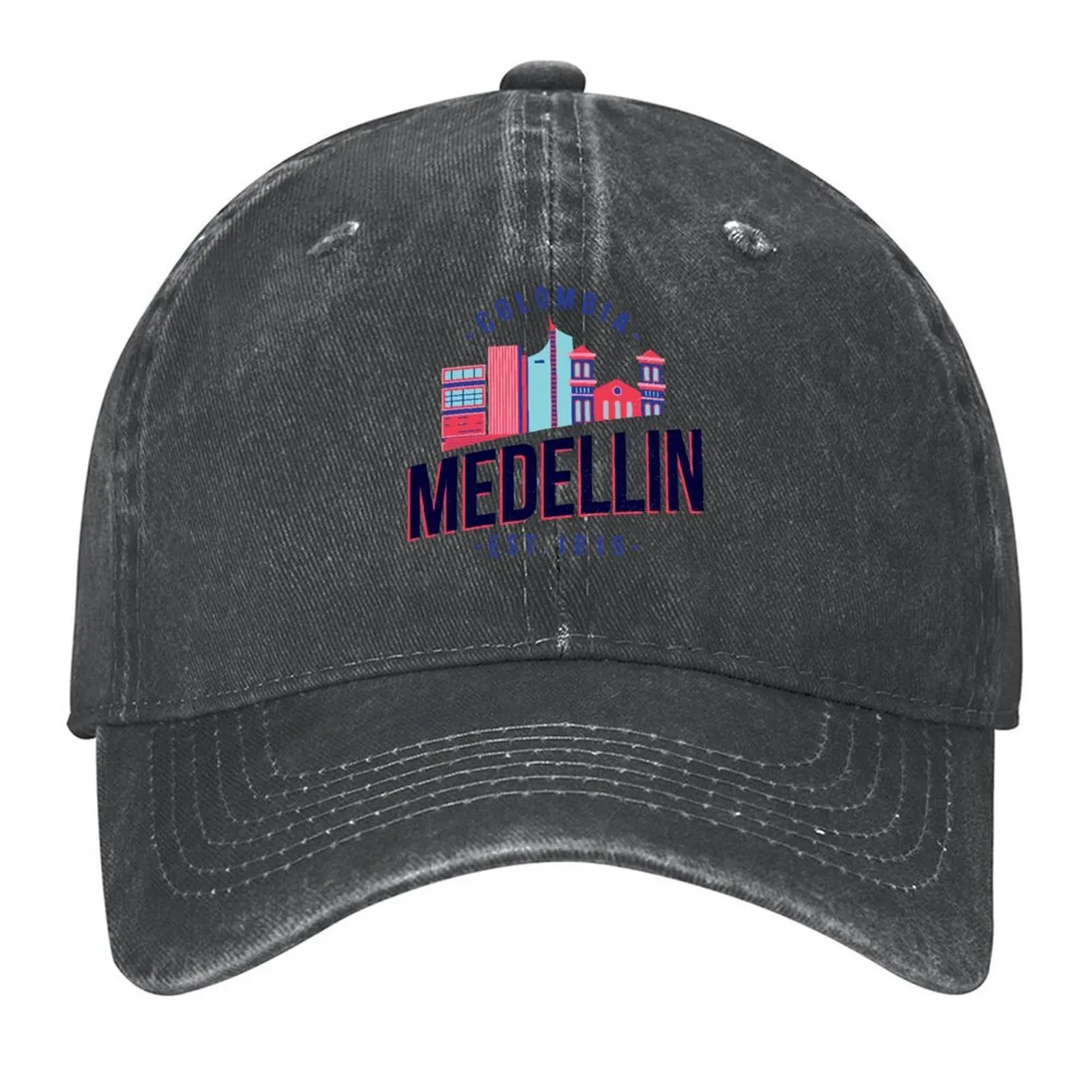 

Medellin Colombia Baseball Cap Gentleman Hat Hat Man Luxury Military Cap Man Winter hat Caps For Men Women's