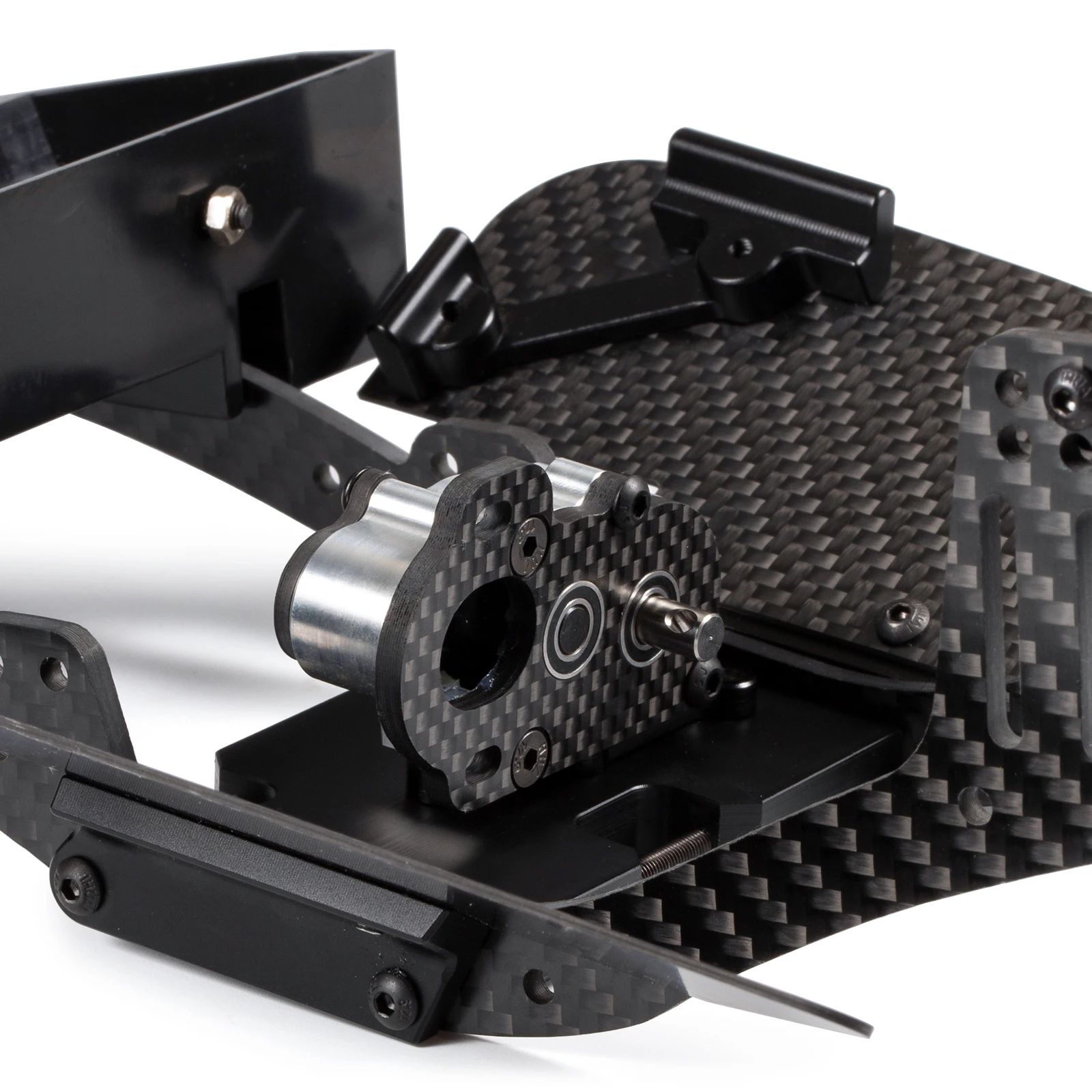 Caja de cambios pequeña LCG de competición de transmisión de Portal ultraligera de 48 pasos para eje de Portal Axial Capra SCX10 III AR45P Vanquish F10