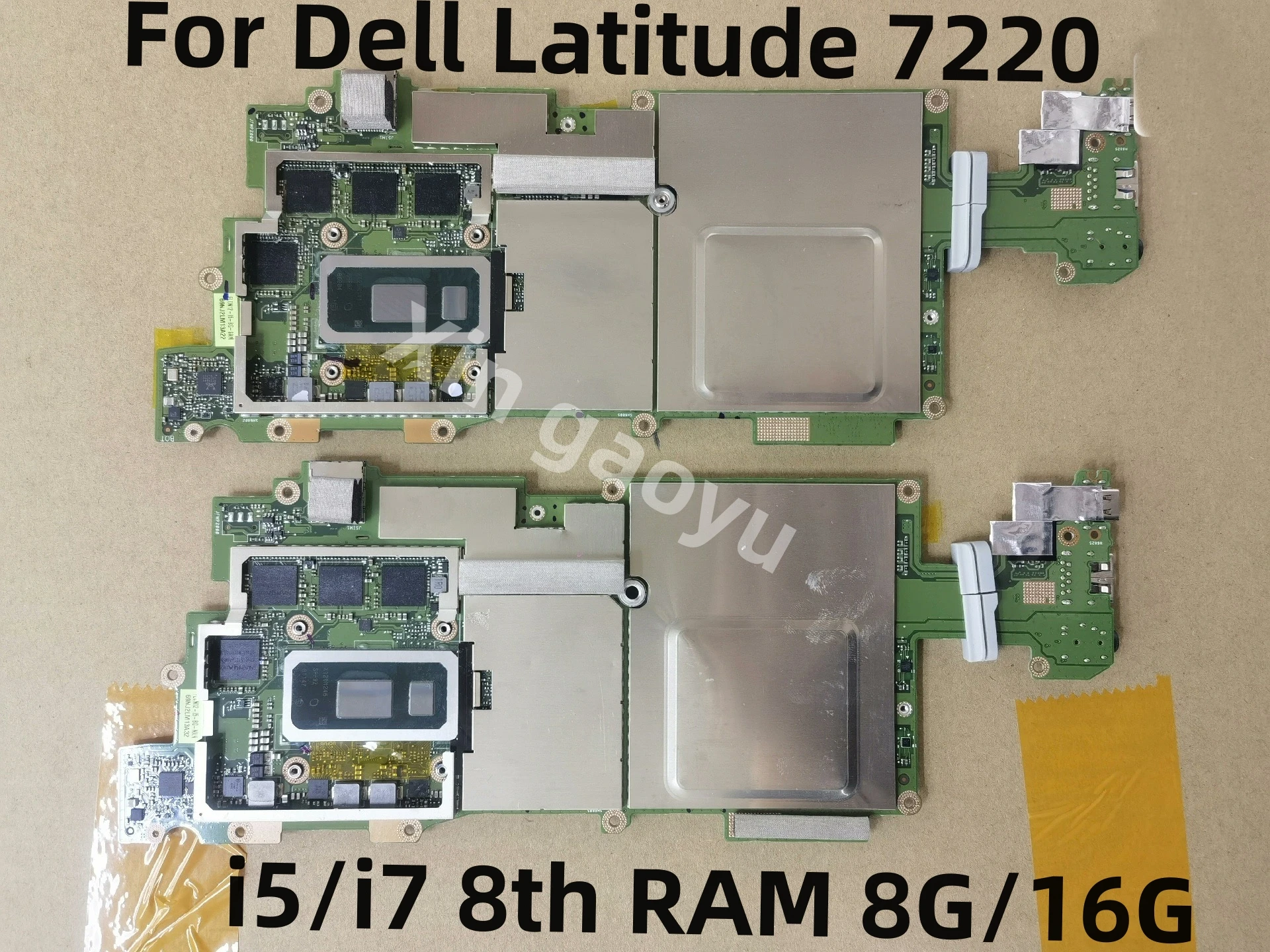 

C0RE-FT оригинальная материнская плата для ноутбука Dell Latitude 7220 015GKW 0GDK34 066NY5 I5 I7 8th RAM 8G 16G
