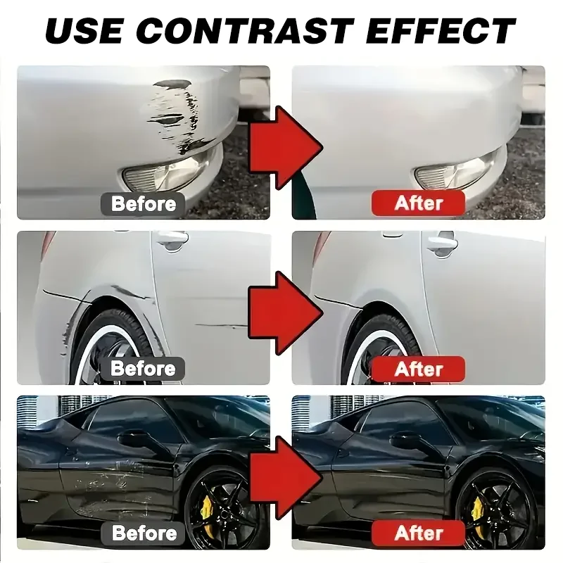 100g Car Scratch Repair Wax Advanced Formula For Light Scratches Swirl Marks Water Stains Removal Without Damaging Paint Surface