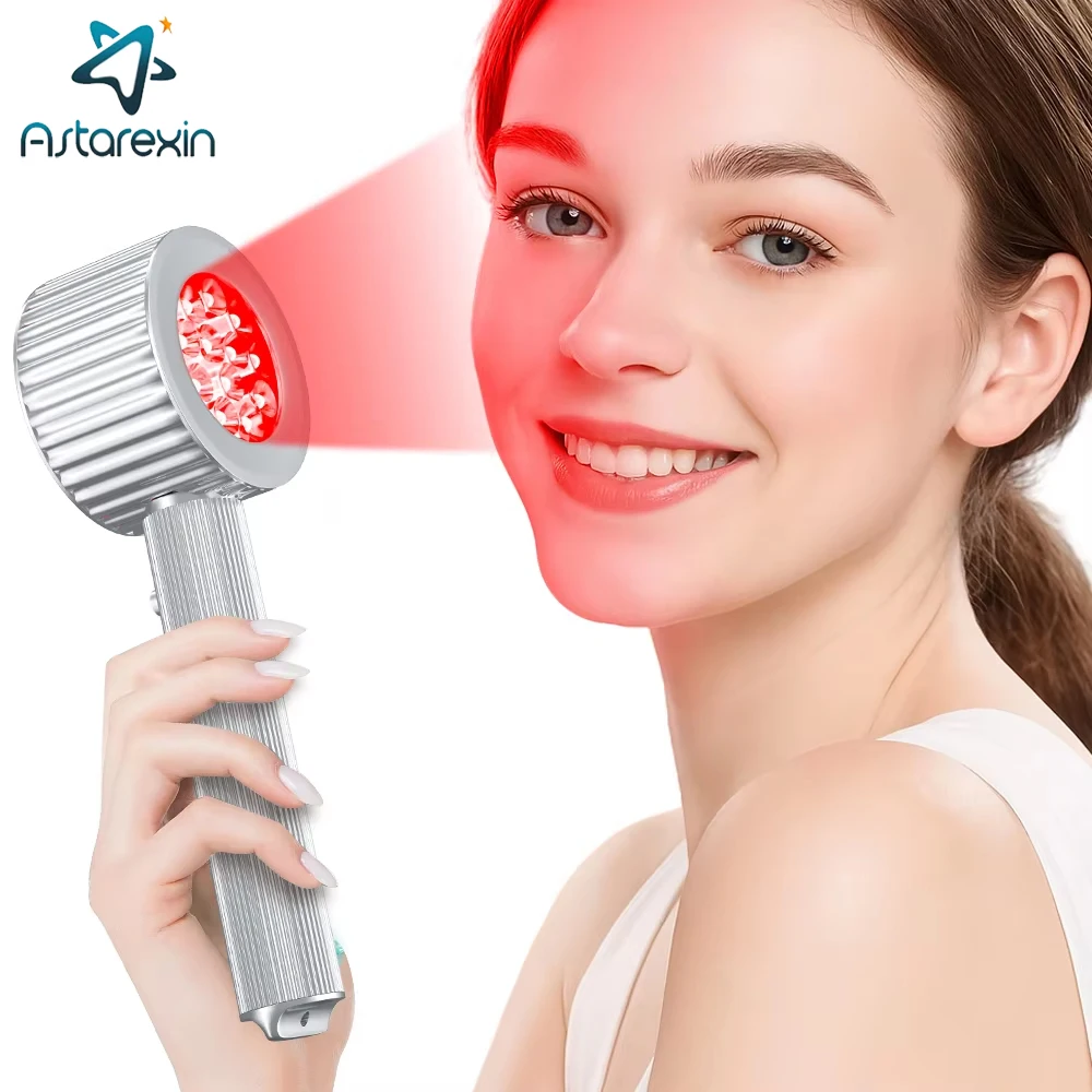 

24pcs LEDs Red Light Therapy Lamp Electric Infrared Light Portable Lamp Pen 660nm For Face Body 460nm Blue Light Therapy 4500mAH