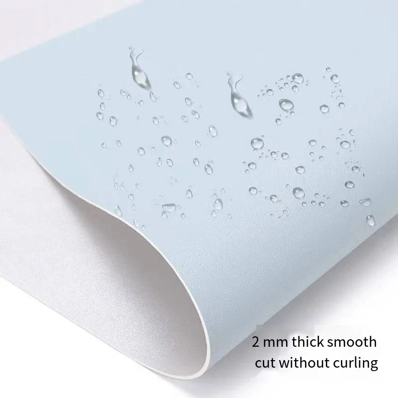Leather Mouse Pad Solid Colors Simple Double Sided Small Mouse Pad Flat Table Mat Waterproof Antifouling Dustproof Scald Proof