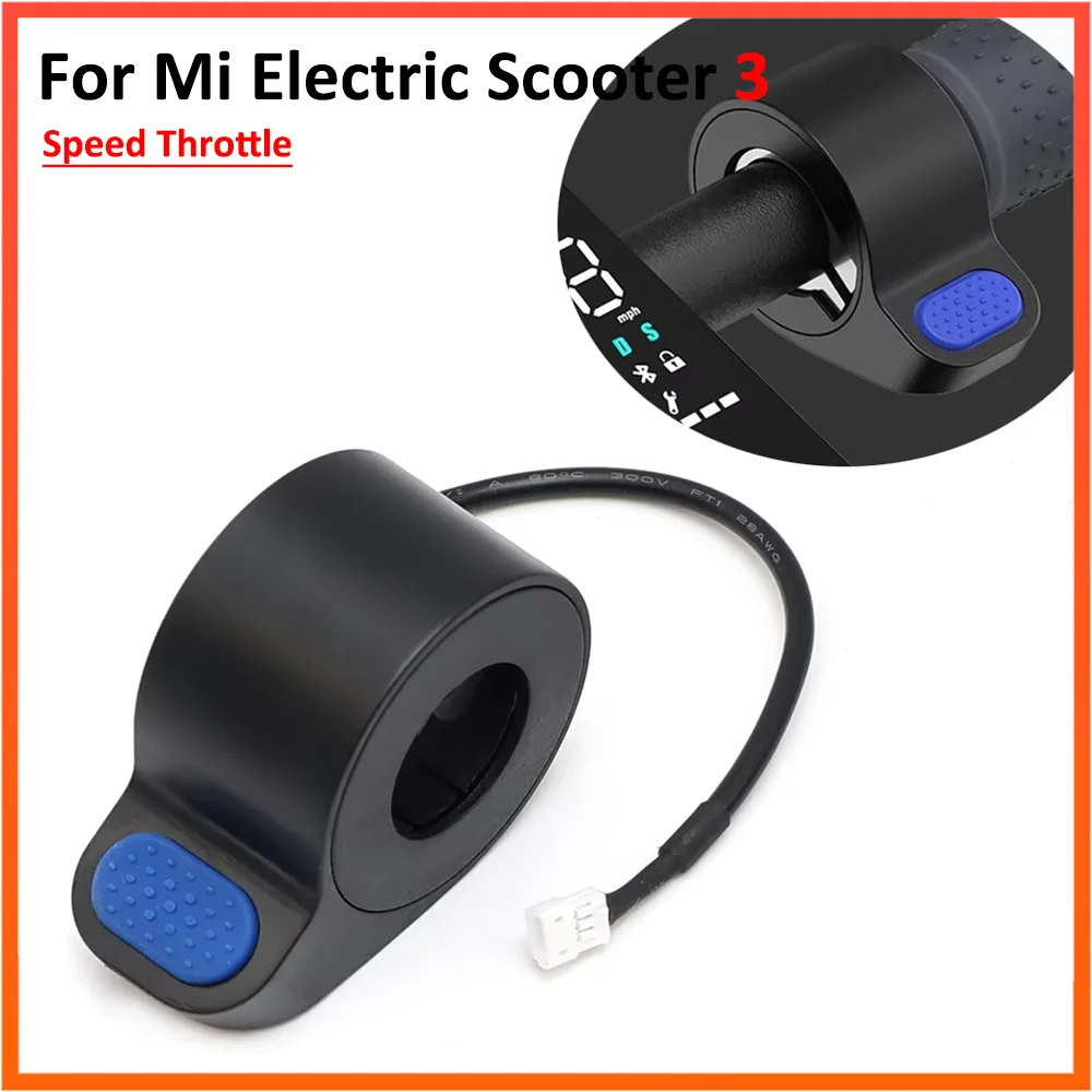 

Скорость дроссельной заслонки для Xiaomi MI3 Pro 2 1S M365, электрический скутер, синяя резиновая кнопка, детали акселератора для большого пальца