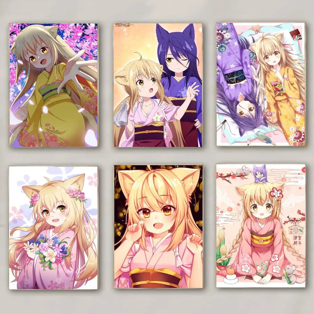 anime K-KONOHANA KITAN-N Poster Modern Wall Decal for Living Room Cafe Office Bar and Bedroom