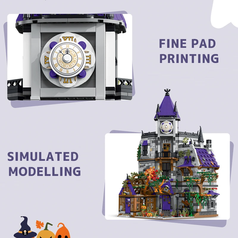 신비한 건물 하우스 빌딩 세트, 도시 아파트 매장 건축 모듈식 빌딩 블록 모델 키트, 선물 4190pcs