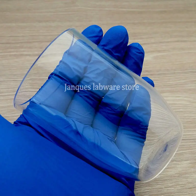 1 قطعة 5/10/20/30/50/100/150/200/250/300 مللي مختبر بوتقة كوارتز عالية النقاء مع غطاء أداة تعليمية للتجربة الكيميائية