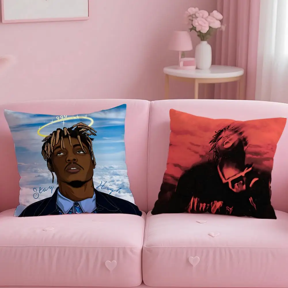 JUICE WRLD Cushion Cover Comfortable Reversible Pillow Cover Ideal for Car Sofa Bedroom & Beyond