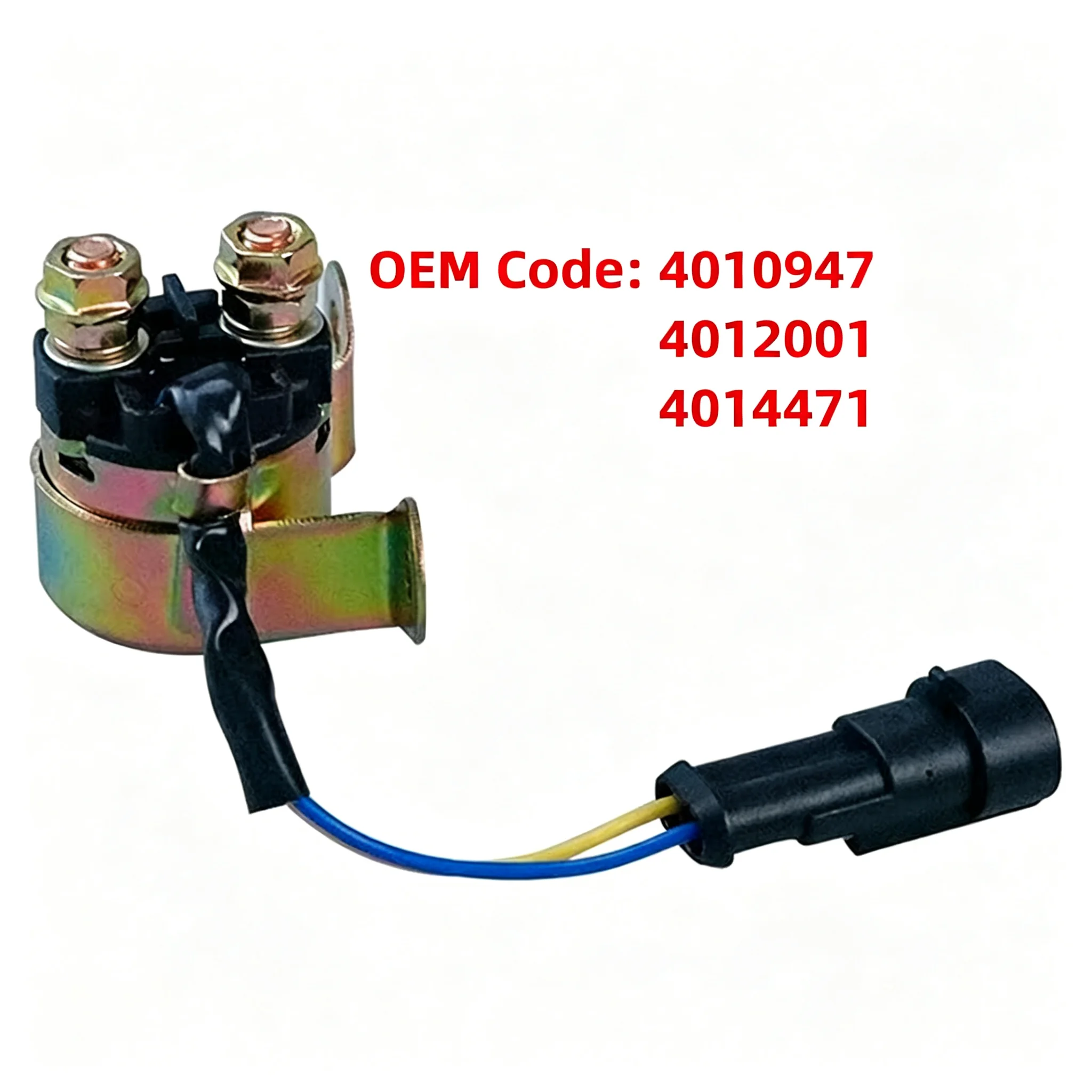 Starter Solenoid Relay OEM  4010947 Stable Performance Wear Resistant Fit For  ATV Polaris Ranger RZR Sportsman Engine Accessory