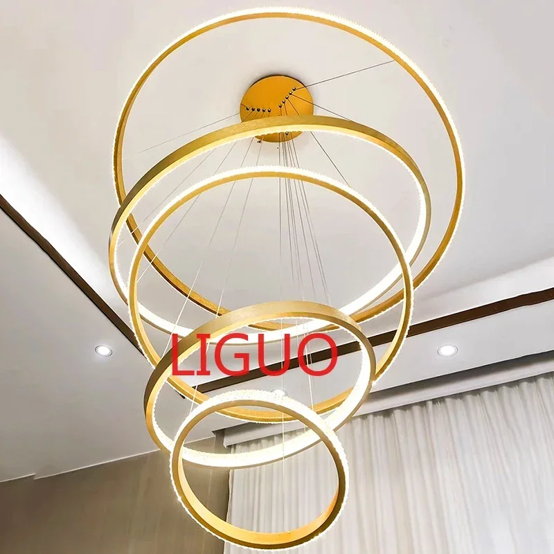 

Modern home decoration crystal chandelier, stair Pendant lamp, living room Pendant lights, interior lighting