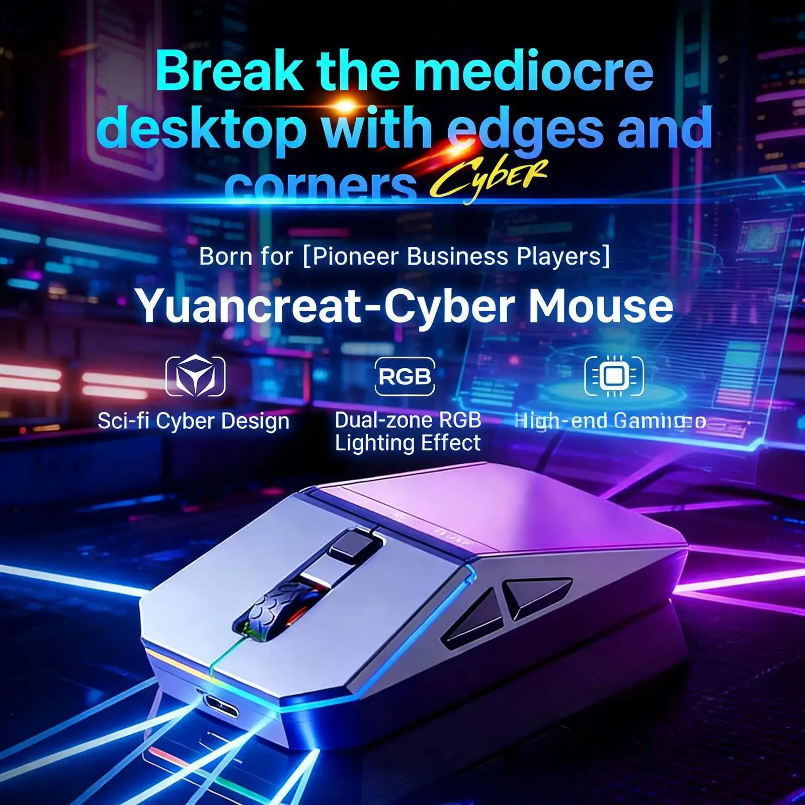 Cool Sports Car Shape Wireless Gaming Mouse 2.4G+Bluetooth Dual-Mode Silent Rechargeable Long Battery Life Mice For PC Laptop
