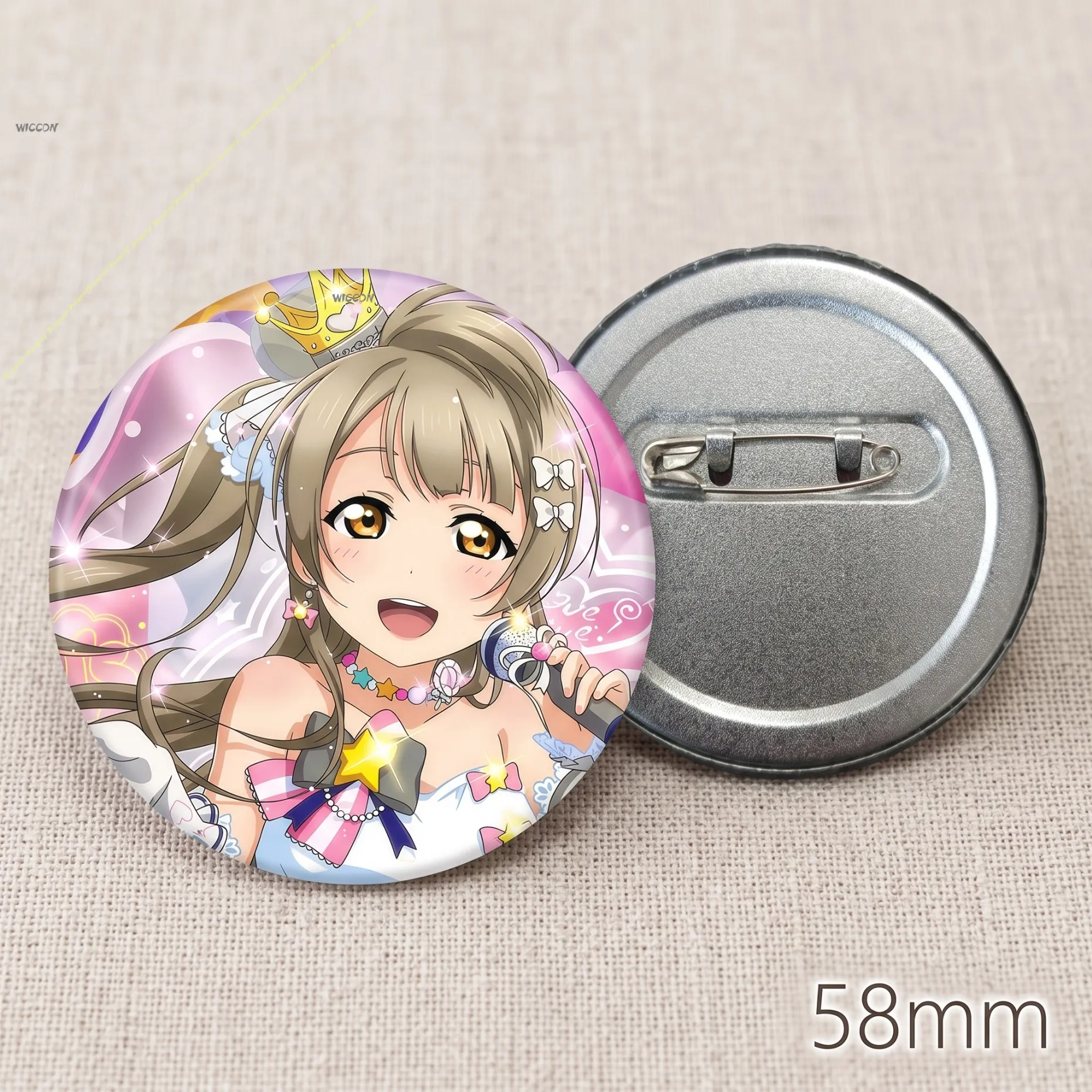 LoveLive! Kotori Minami Anime Badge Pin, μ's School Idol Project Kotori Collectible Brooch Gift LoveLive! Kotori Minami Badge