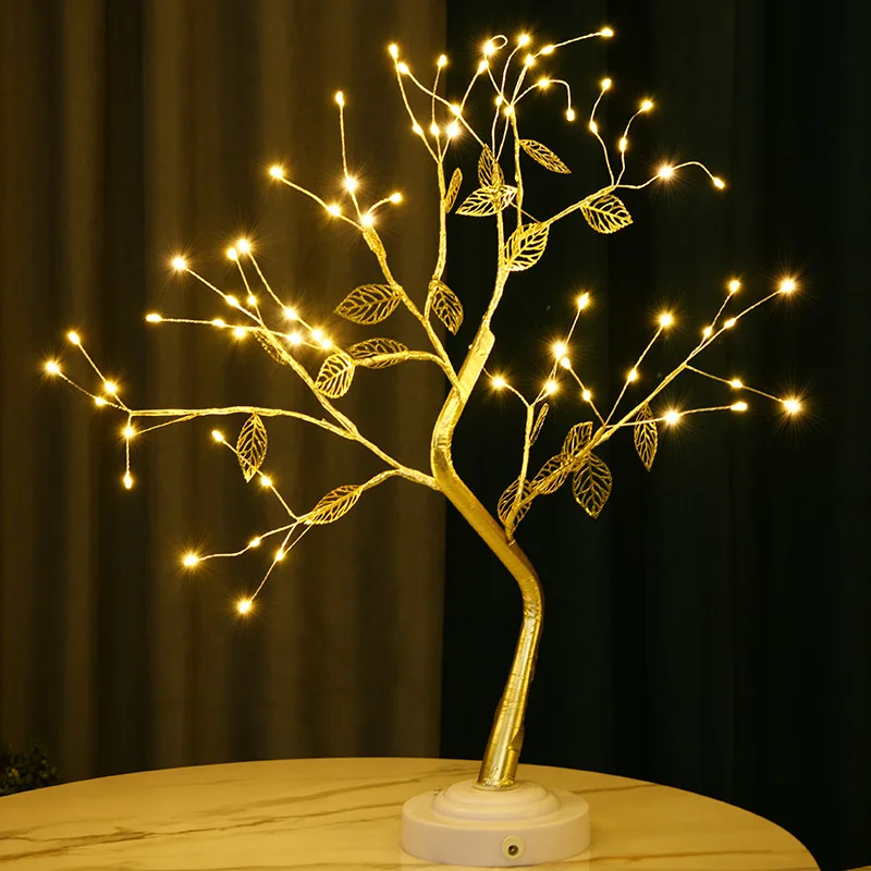 Luminous Small Tree Light, Led Copper Wire Lamp  Bedroom Decoration, Interior Decoration, Usb Night Light, Ambient Light