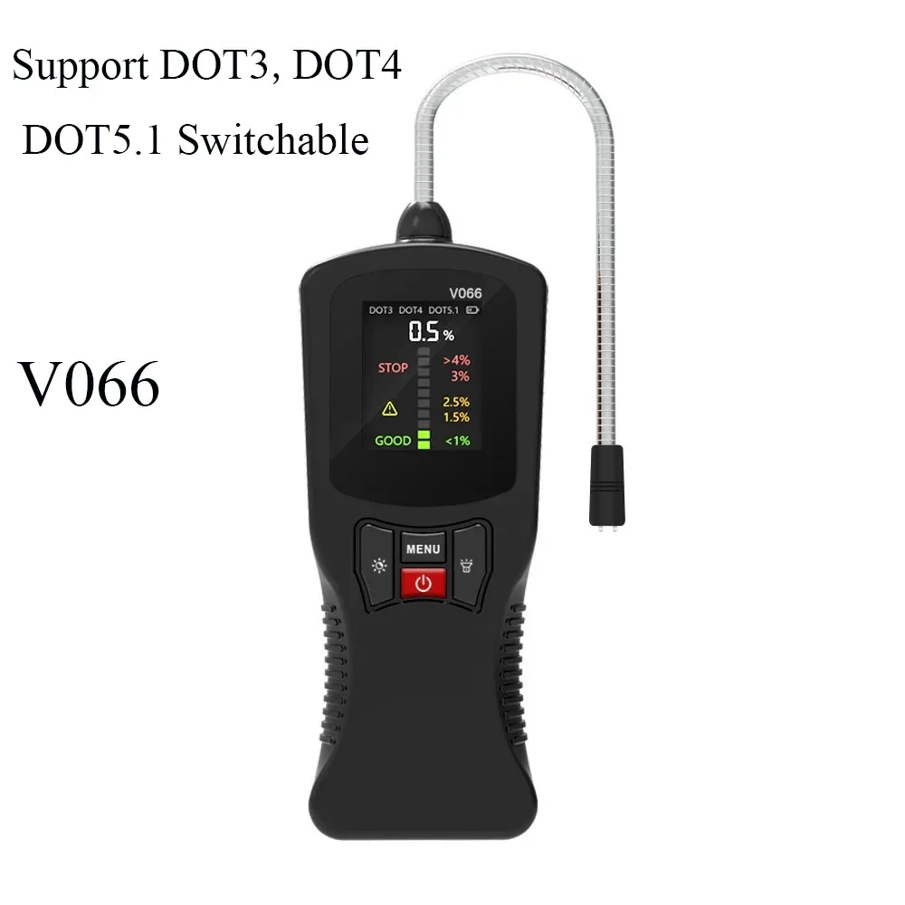 Newest Auto Brake Fluid Tester Digital Car DOT3 DOT4 DOT5.1 Oil Quality Detector High-Precision Car Inspection Tool