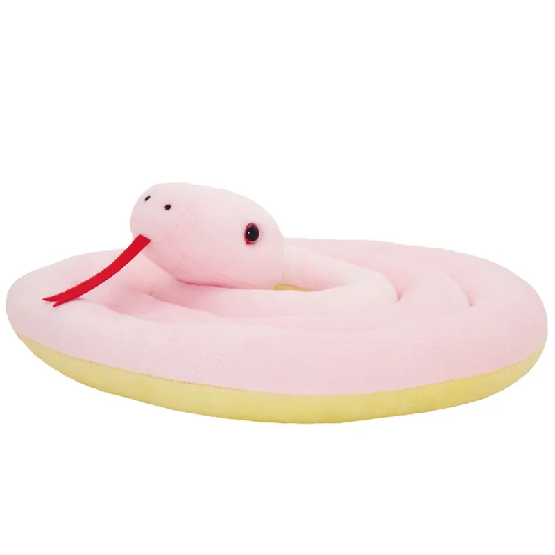 Creative 180cm Plush Snake Toy High Quality Lovely Snake Doll Gift Soft Stuffed Animal for All Ages