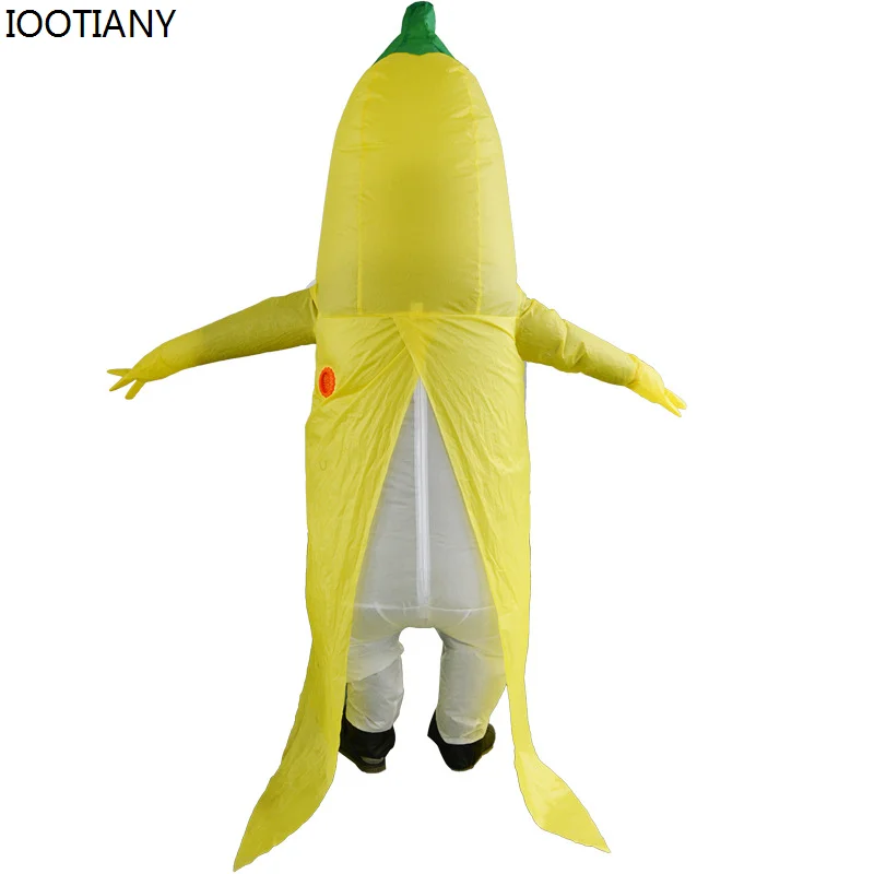 Evil Banana Cosplay Inflatable Suit Funny Bar Amusement Park Costume Holiday Party Fruit Adult Roleplay Costumes Halloween Set