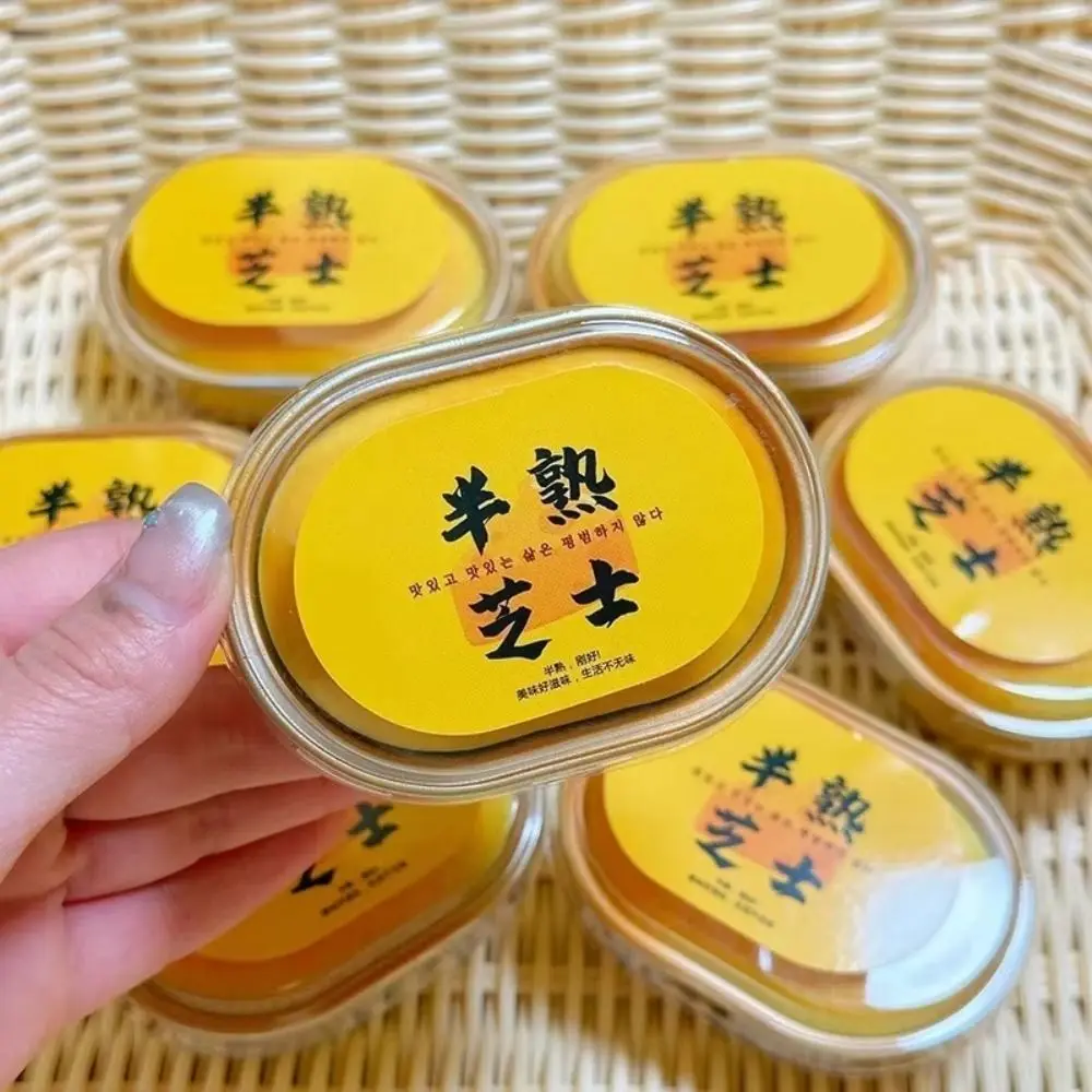 Creative Simulated Squishy Cheese Hand Relax Slow Rising Bread Squishy Sticky Pinch Sensory Fidget Ball Children Gift