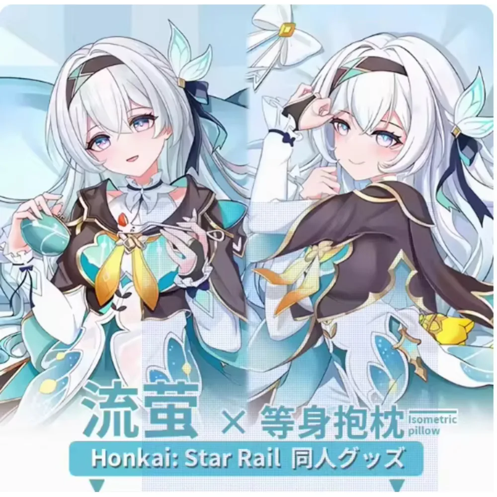 

Anime Acg Honkai: Star Rail Robin Firefly Sexy Dakimakura Hing Body Pillow Case Cover Japanese Game Pillowcase Cushion Gifts MMS