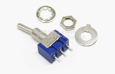 100 قطعة MTS-102 MTS-103 6-Pin DPDT ON-ON تبديل التبديل 6A 125VAC MTS-202 ON-OFF-ON MTS-203