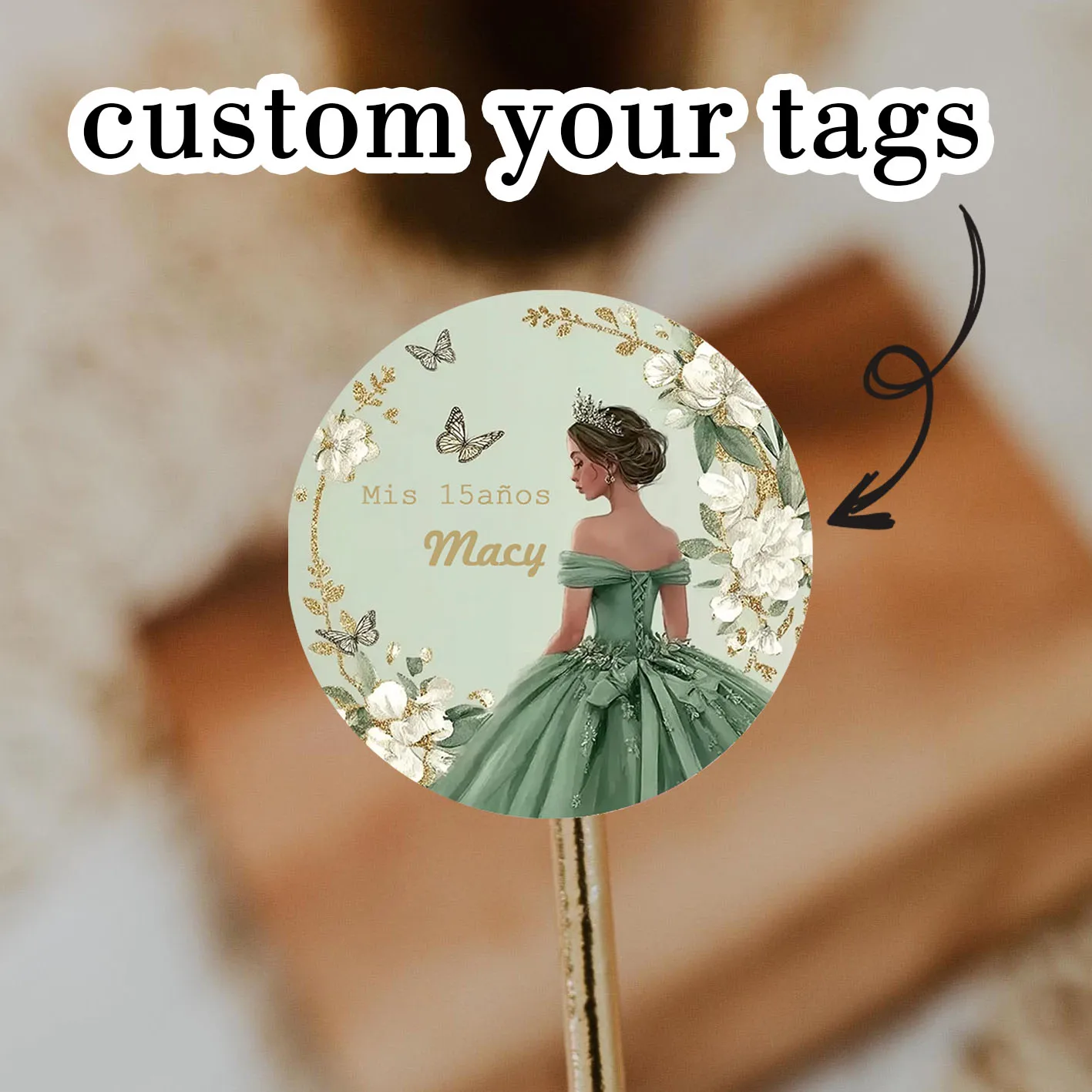 

90pcs customized personalized name and birthday cards (for parties and gift wrapping)