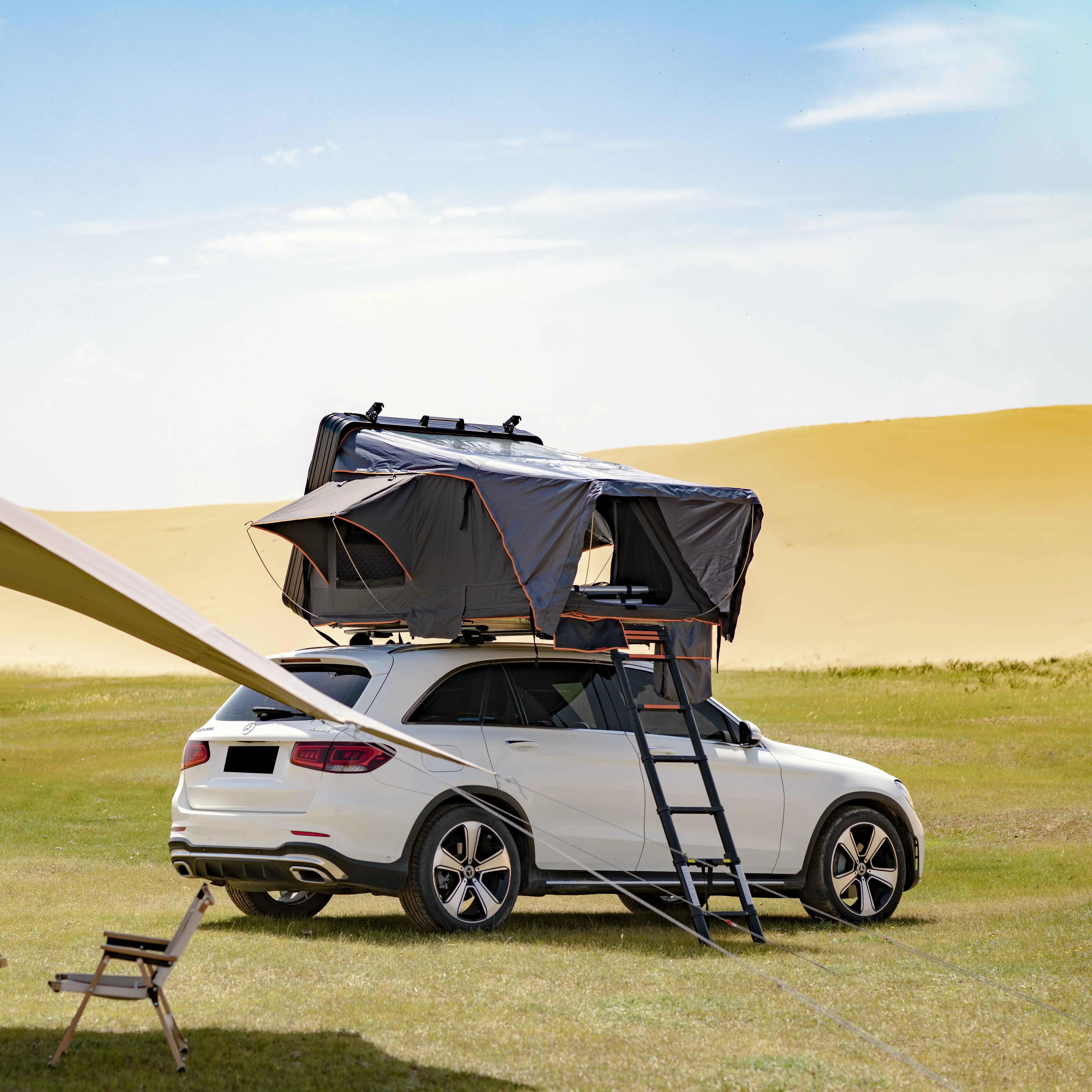 

Aluminum Hard Shell Car Roof Top Tent 3-4 Person Rooftop Tent Hot Sale Good Price Car Roof Tent For Sale