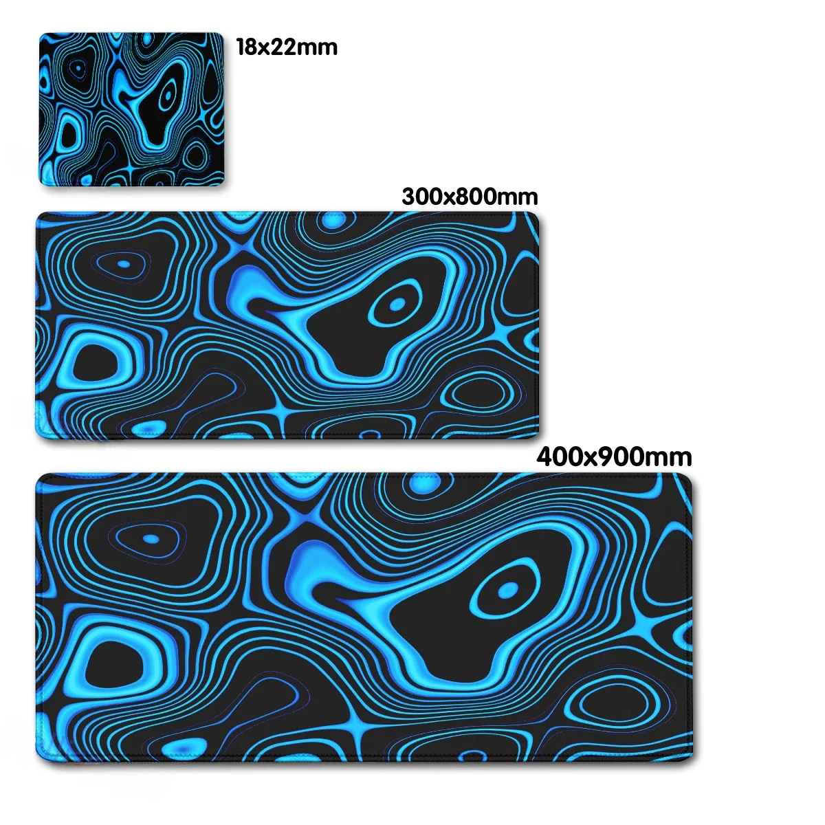 Blue Topographic Map Mouse Pad Gamer Computer Accessory Keyboard Table Mat Red Mousepad Company Gaming Laptop Desk Accessory Pc