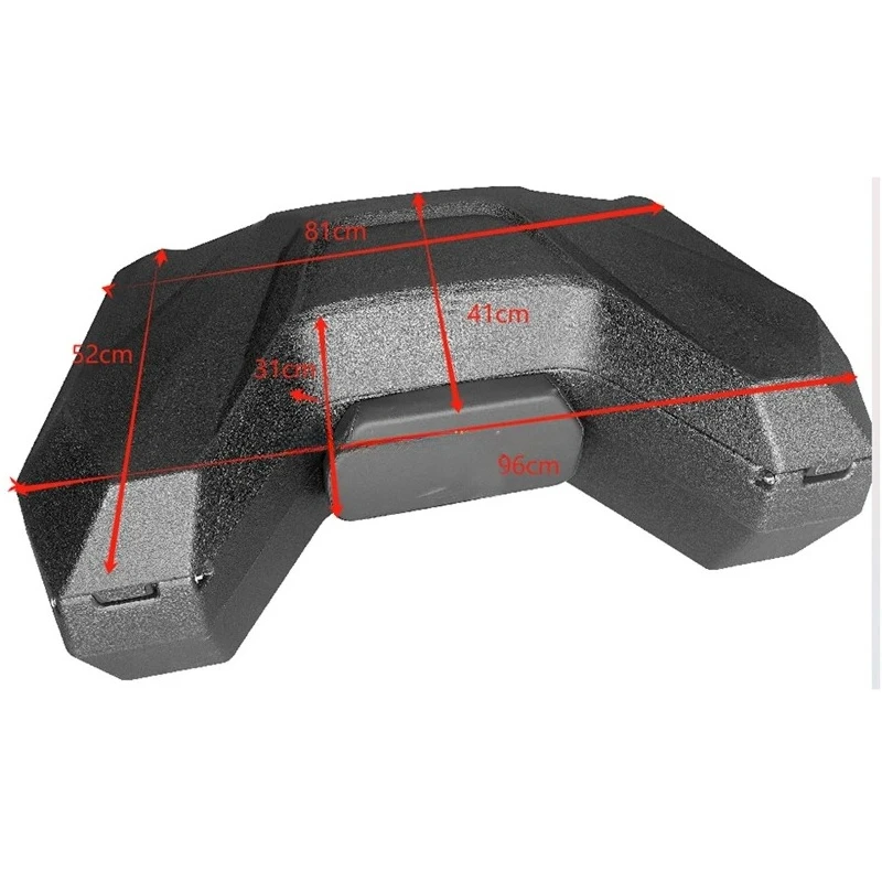 Scatola portaoggetti posteriore per carico ATV di grandi dimensioni per parti e accessori ATV/UTV TAOTAO 110cc 150cc 200cc 250cc