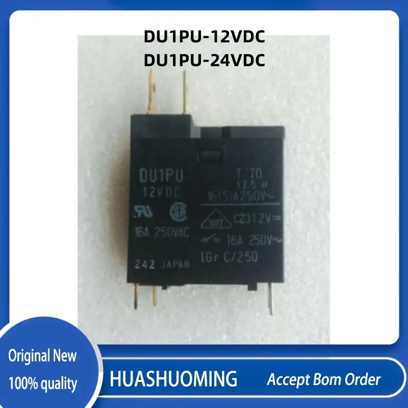 

NeW 10PCS/LoT DU1PU 12VDC DU1PU-12VDC DU1PU 24VDC DU1PU-24VDC 12V 24V16A 250V 4PIN