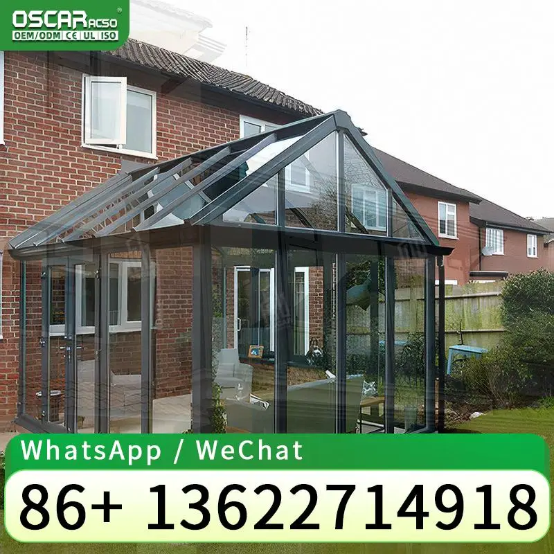 Prefabricated Modular Glass Houses for Sale in Luxury Style Ideal for Beach Mountain Countryside sunroom