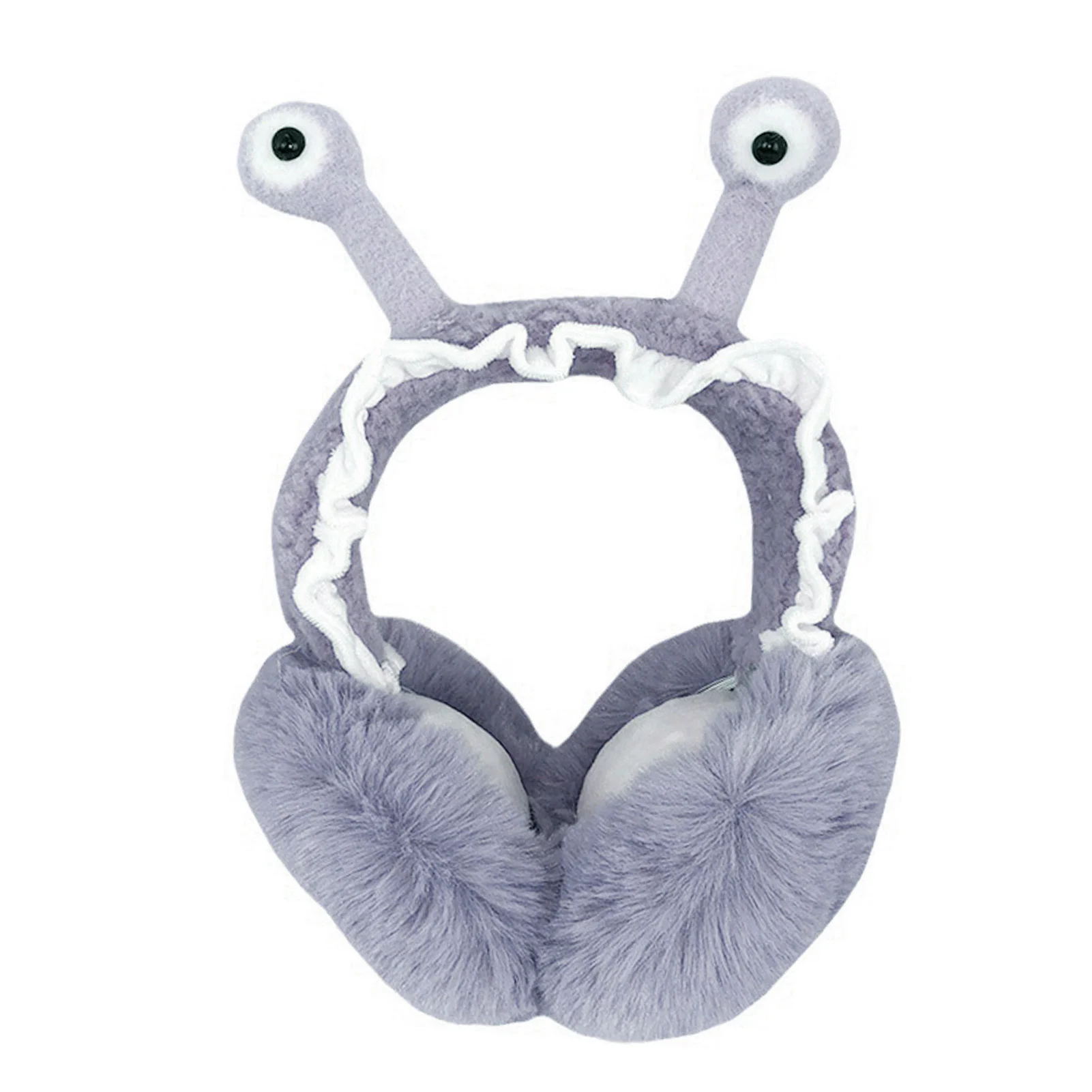 Foldable Ear Warmer Earmuffs Adjustable Soft & Warm Cute Animal Frog Earmuffs Windproof Plush Earmuffs