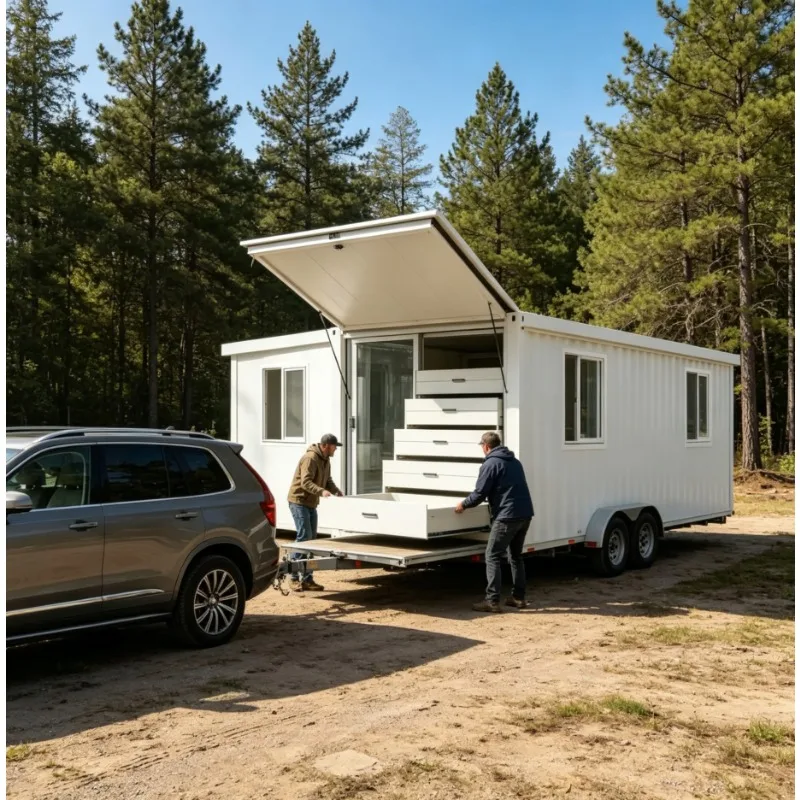 Luxury Expandable Container House Prefab Modular Tiny Home 20ft 30ft 40ft 2 3 Bedroom Mobile Villa Hotel Gym Modern Fast Install