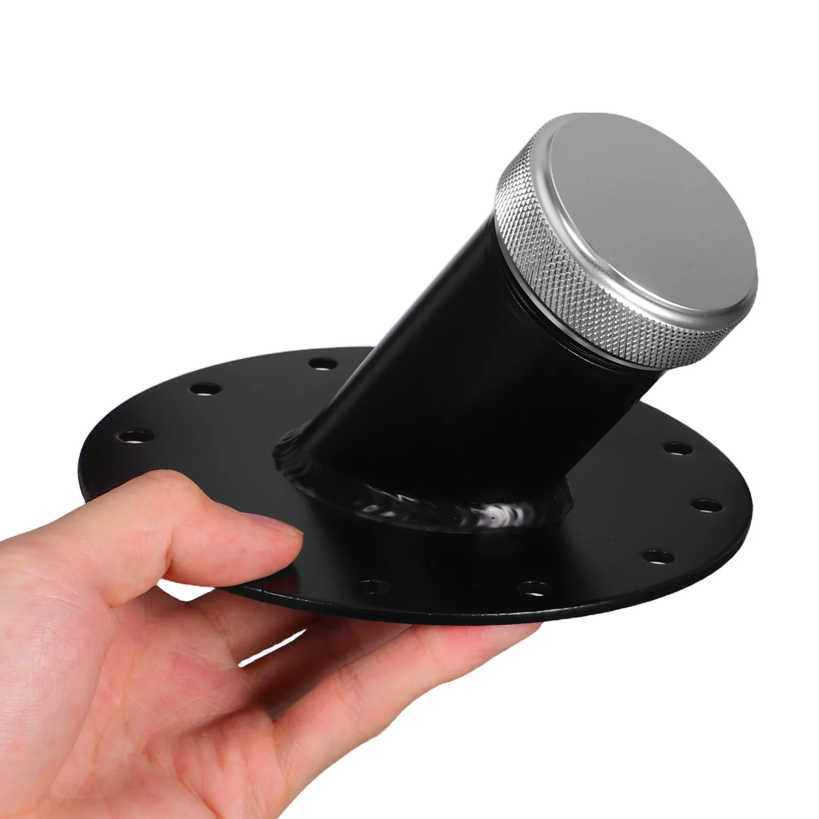 

Aluminum Alloy Replacement 45 Degree Fuel Filler Neck Universal Oil Tank Cover For Trucks Vehicles Anti-Leak 12 Bolt Seal