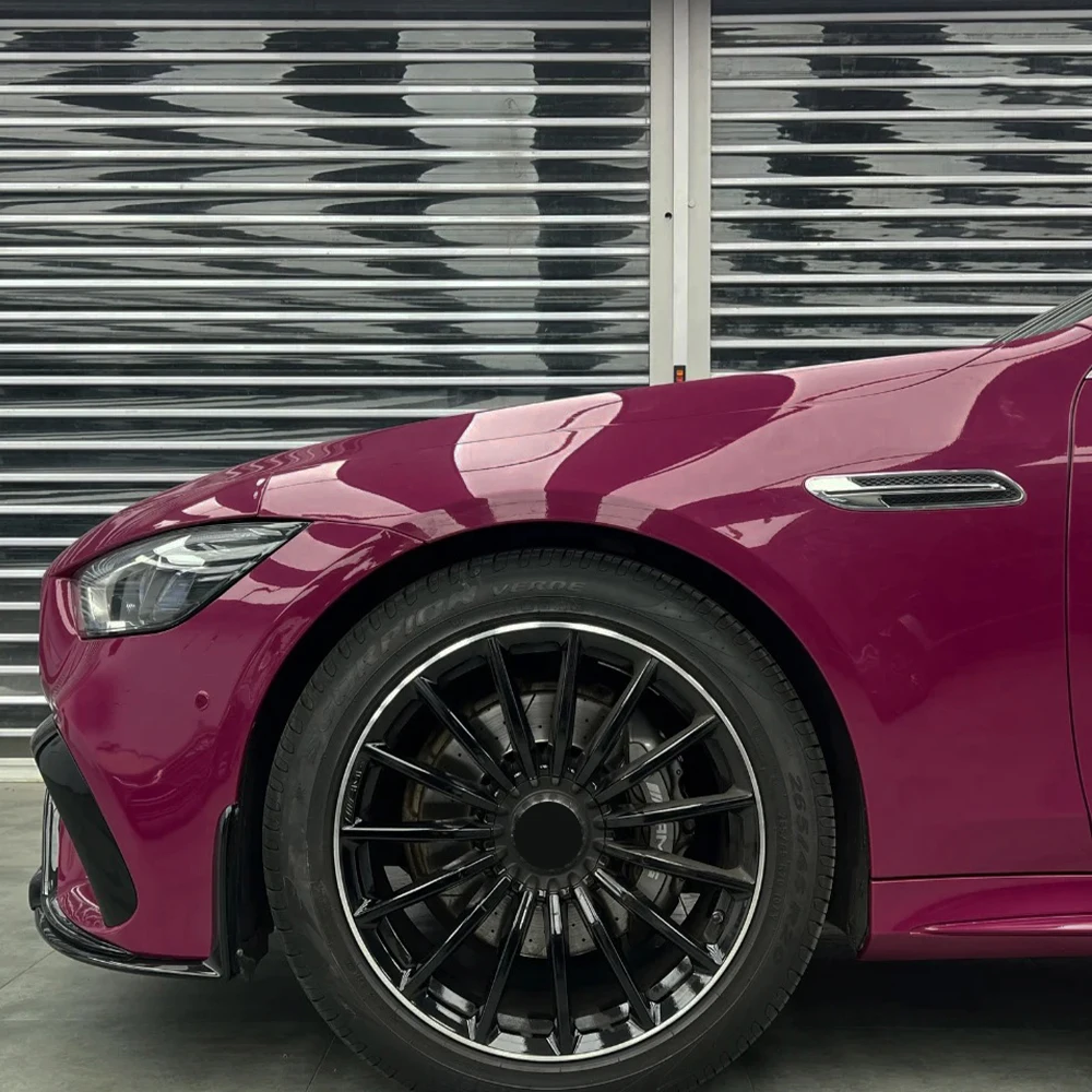 قسط PET البلاتين ضوء النجوم روبي التفاف الفينيل سيارة فيلم دراجة نارية سكوتر مركبة التفاف احباط ذاتية اللصق فيلم فقاعة الحرة #4