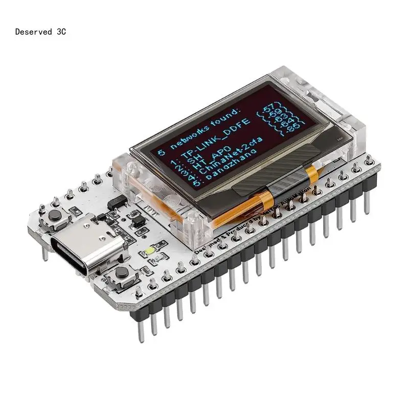 

ESP32 Development Board WIFI Dual- 240MHz CP2102 0.96inch OLED