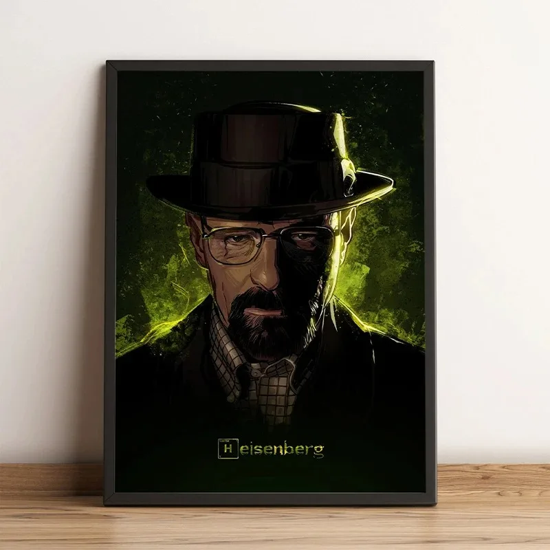 Breaking Bad Classic Tv Show Poster Walter White Jesse Pinkman Character Canvas Painting Wall Art Picture for Living Room Decor