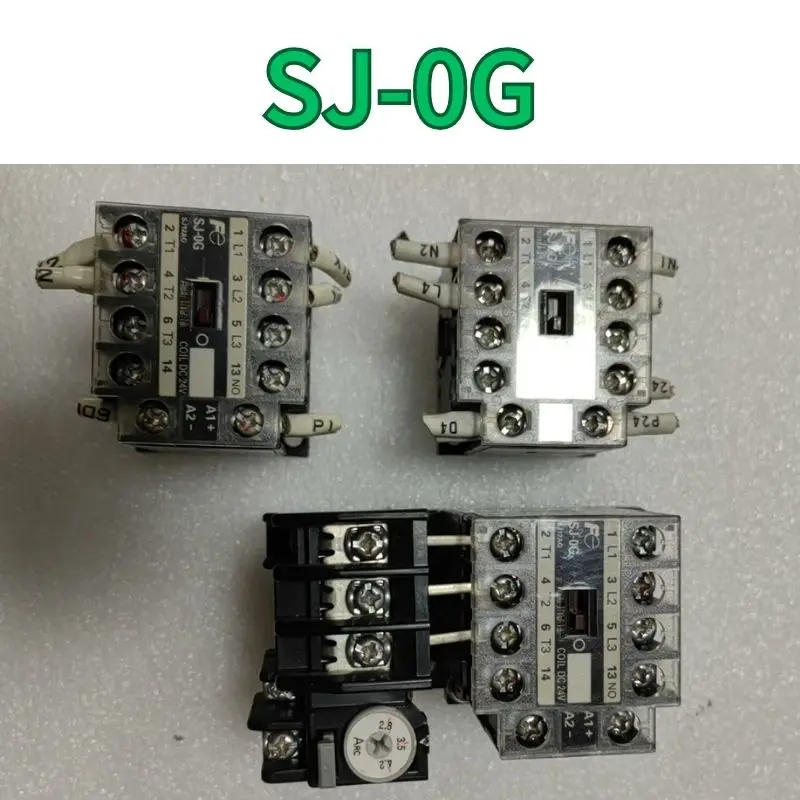 second-hand SJ-0G DC contactor DC24V test OK Fast Shipping