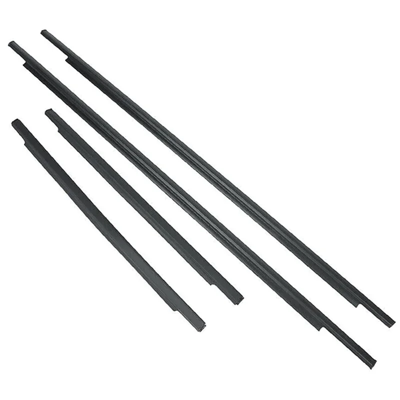 For Toyota FJ Cruiser 2007-2014 4Pcs/Set Car Window Glass Waterproof Rubber Sealing Strip Pressure Weather Strip Car Accessories