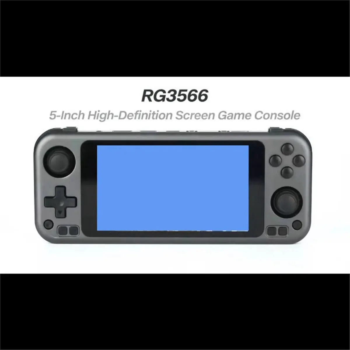 Nices R50PRO 5.0 Inch Handheld Game Console 1280x720 HD Touch Screen Portable Gaming Player for Kids and Adults 64GB B