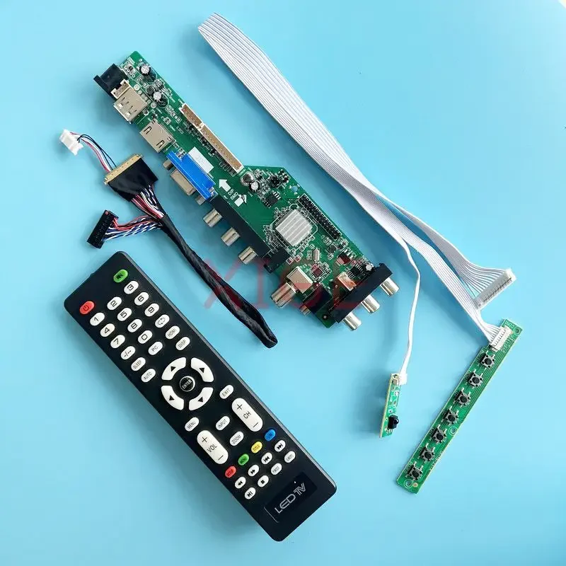 For LTN116AT06 LTN116AT07 Controller Board DVB Digital Signal 40-Pin LVDS DIY Kit 1366x768 11.6