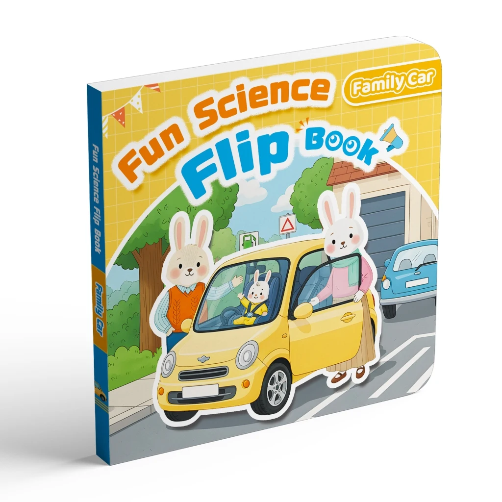 Libro Interactivo para Niños Principiantes: Libro sobre el Mecanismo de Reconocimiento de Vehículos, Libro Ilustrado de Educación Temprana para Padres e Hijos
