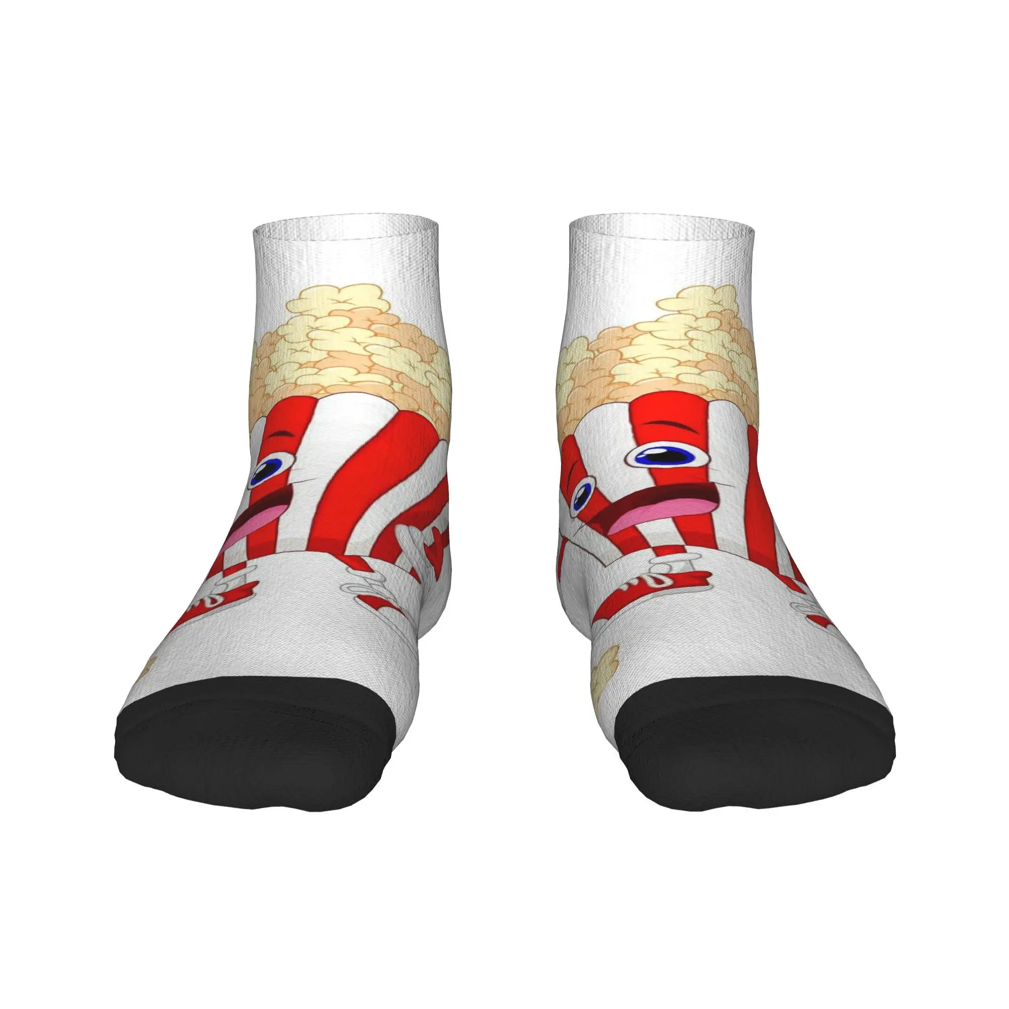 

Носки с героями мультфильмов «Попкорн», супер мягкие чулки в стиле Харадзюку, всесезонные носки, аксессуары для мужчин и женщин, подарки