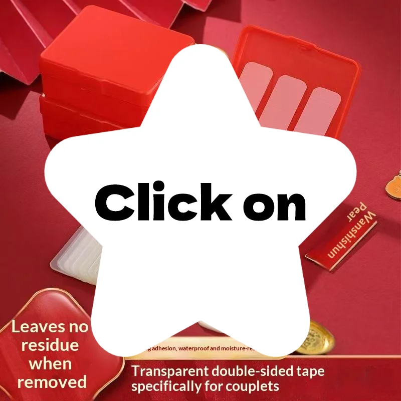 5Boxes Double Sided Adhesive Tape Nano Strong Transparent Wall Stickers Water Proof Wall Mount Sticker Home Improvement