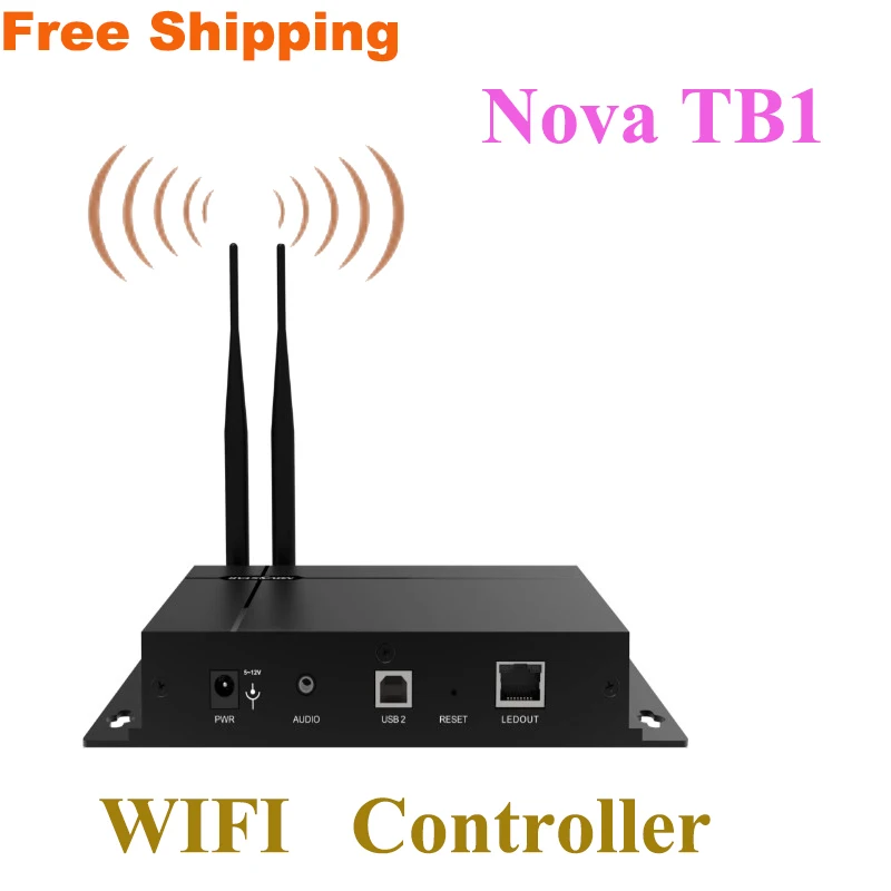 NOVASTAR TB1 Mutlimedia Video Player Box  WIFI USB LED Display Controller For Full Color Led Display ScreensTB2TB30 TB40TB50TB60