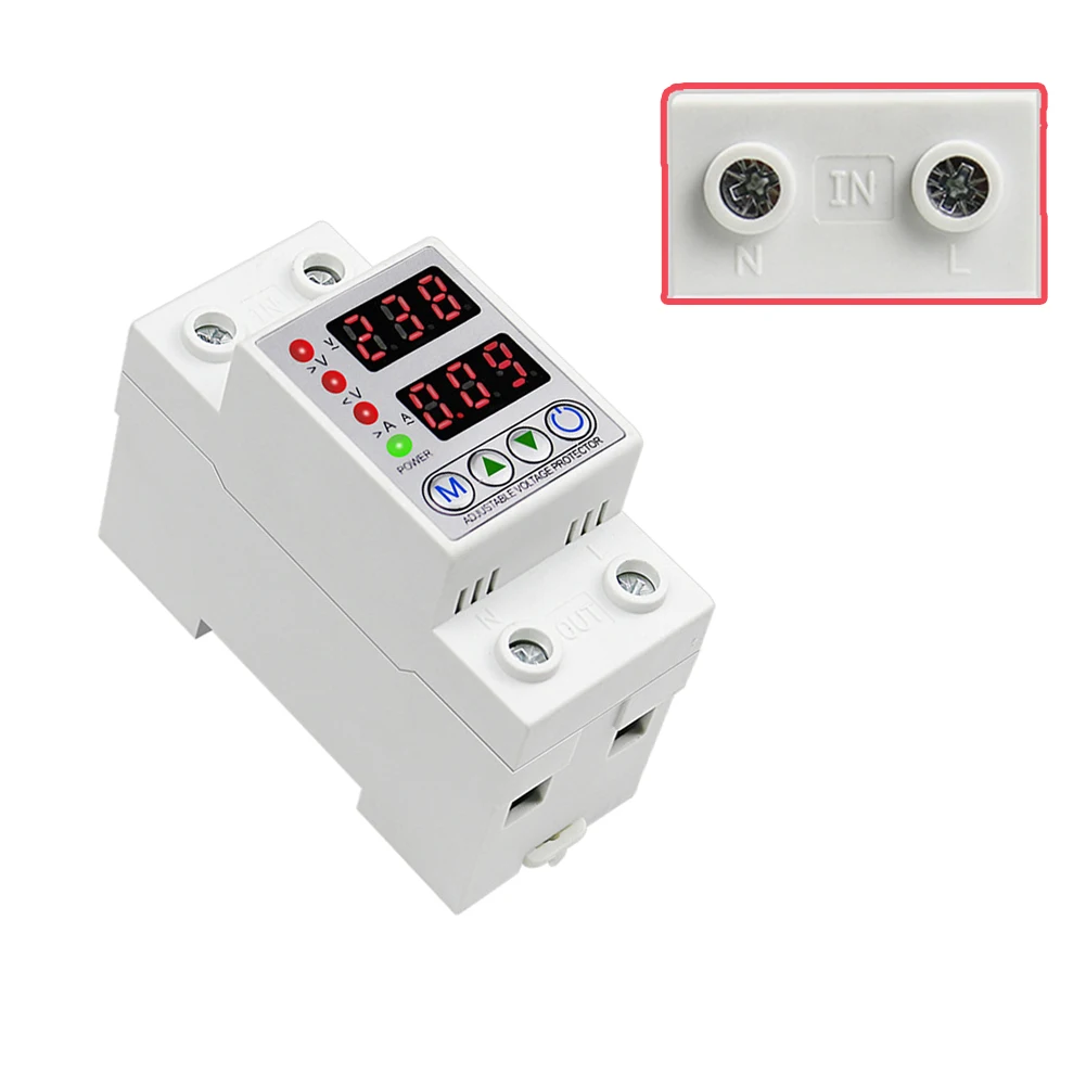 Over-voltage Relay Digital Voltage Relay Household Electrical Safety Current Measurement High Accuracy Root Mean Square