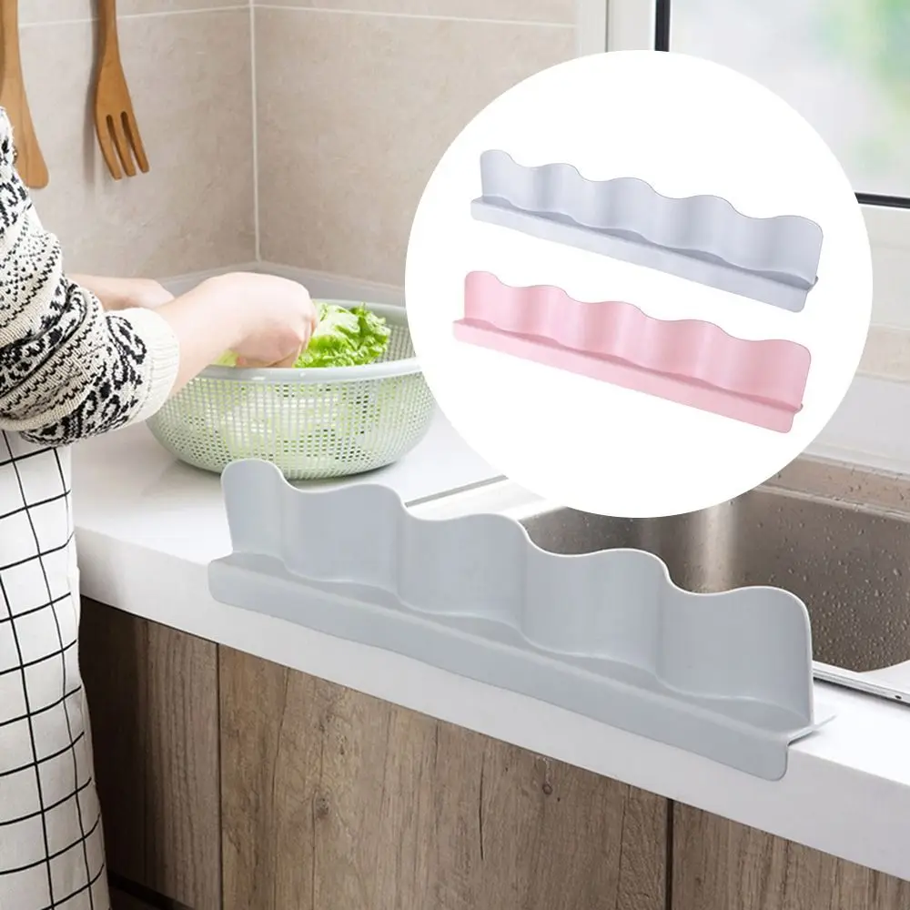 TPE Sink Baffle Splash Guard Suction Cup Waterproof Water Baffle Plate Oil-Proof Water Baffle Splash Protector Kitchen Supplies