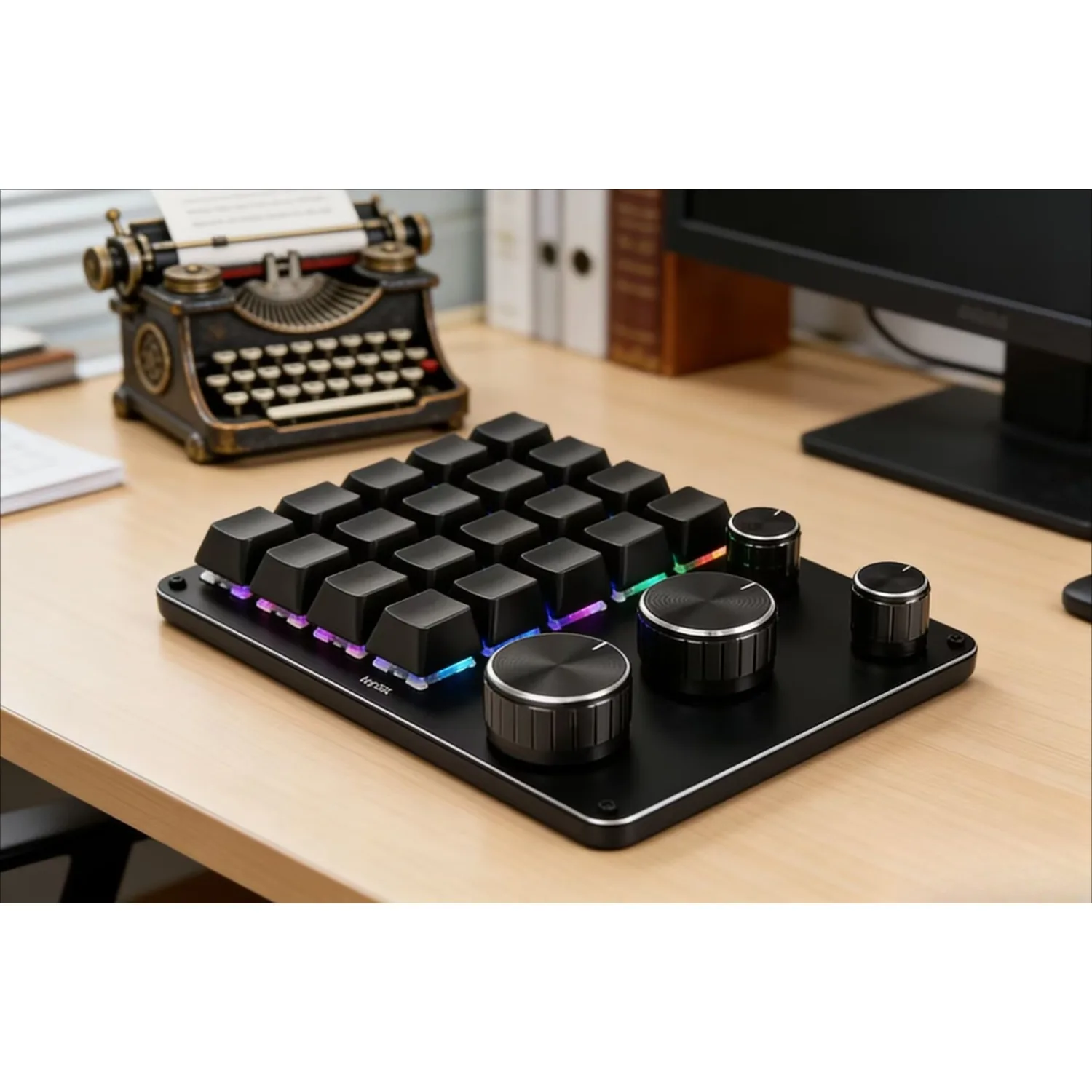 20-key Knob Custom Macro Mechanical Keyboard Suitable for Procreate, PS, DaVinci PR, Designer Programming Keyboard
