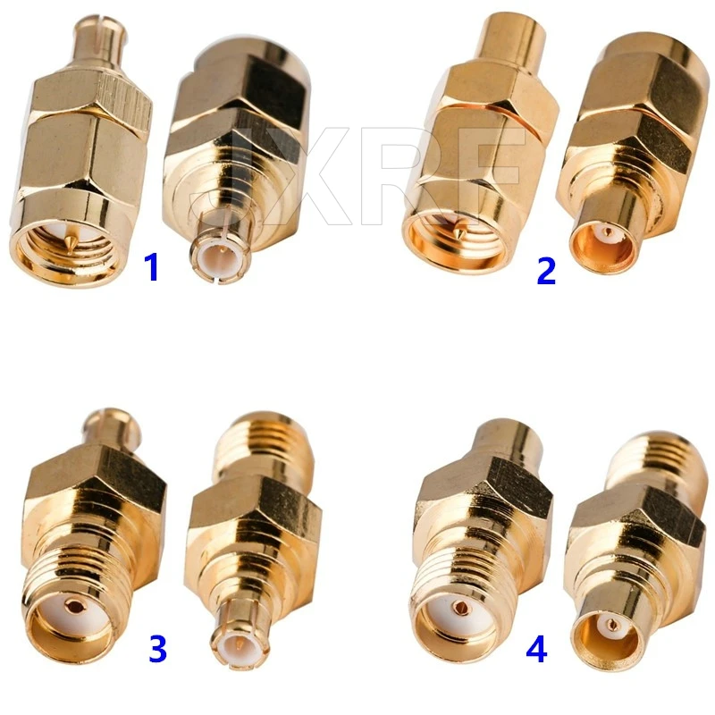 JXRF SMA BNC UHF zu SMA SMB MCX MMCX BNC TNC UHF N F Typ SO239 PL259 RF Koaxialadapter Steckverbinder Kombination 4-teilig – Detail 9