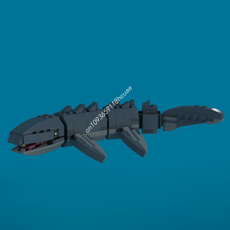 

181 шт. MOC Mosasaurus мир Юрского периода строительные блоки Рождественский подарок для детей лучшие идеи подарков на день рождения для детей творческое обучение