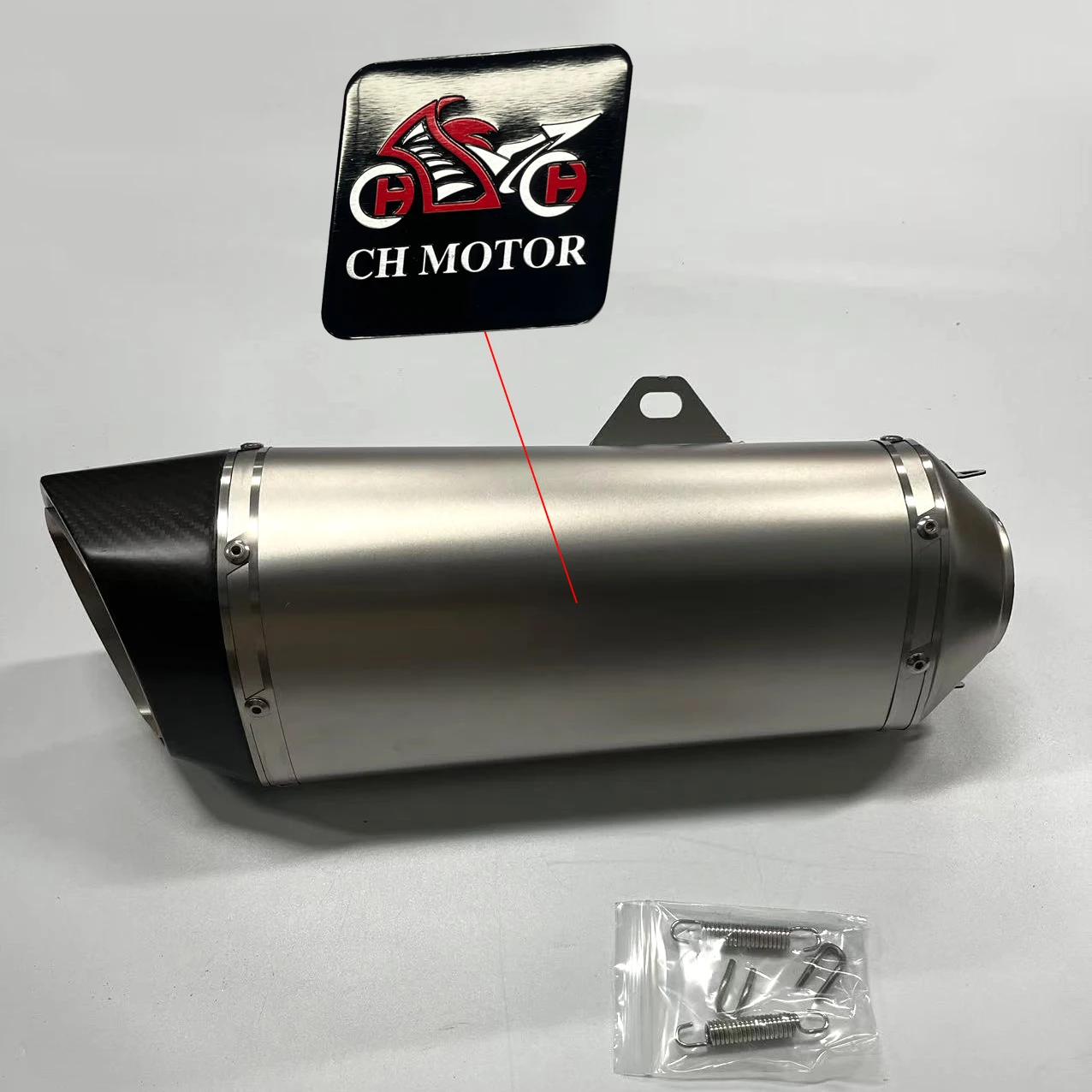 

51 мм 60 мм Escapes Para Motos выхлопная труба мотоцикла, глушитель из кабонового волокна, проект скутера для z400 CH MOTOR с DB killer