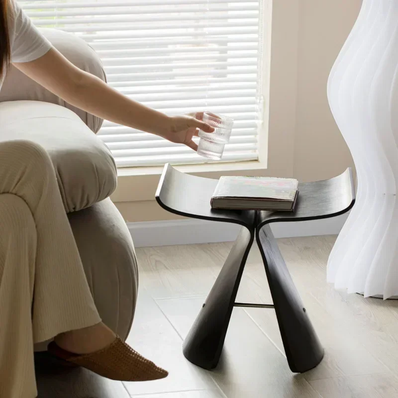 

Furniture Creative Japanese Butterfly Stool Living Room Shoe Bench Casual Coffee Table Designer Furniture Nordic Decorative