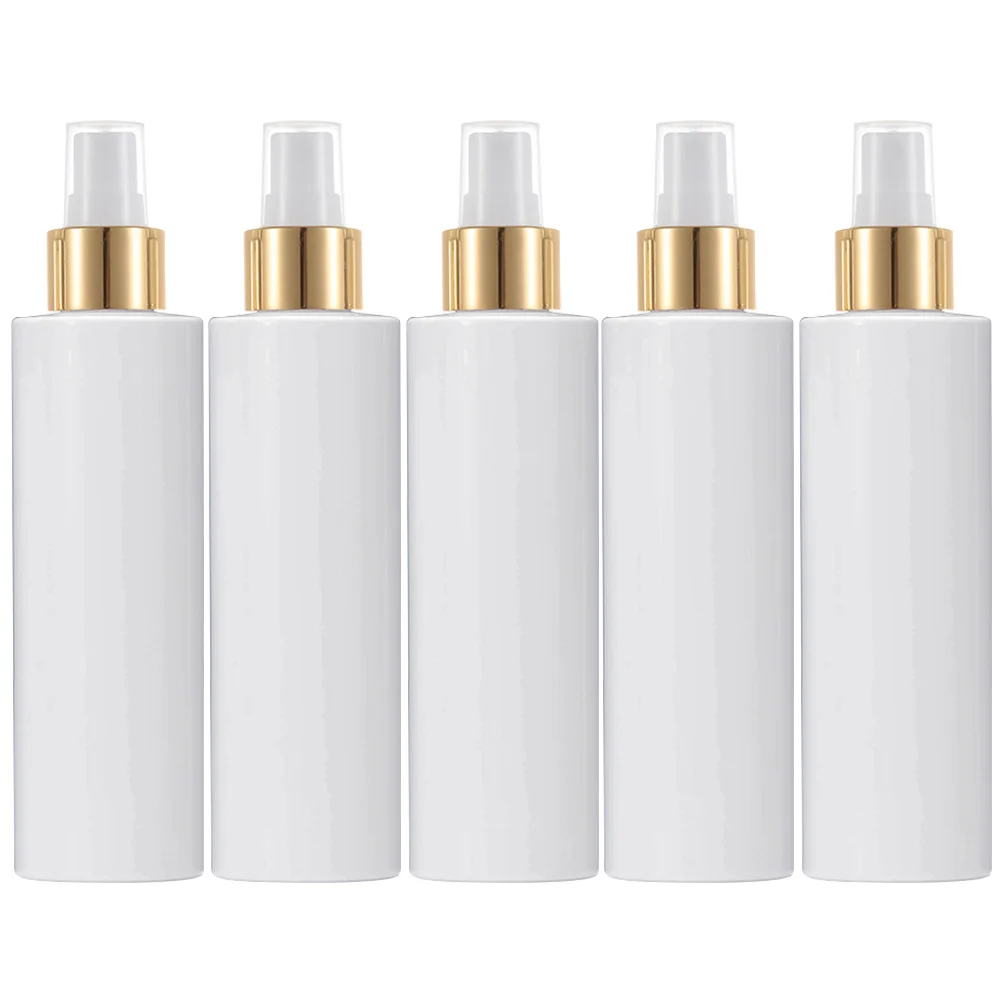 5Pcs Pet Fine Mist Spray Bottles Leakproof Travel Containers Multi-Function Refillable Essence Lotion